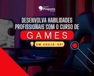 Desenvolva habilidades profissionais com o Curso de Desenvolvimento de Jogos em Arujá-SP!